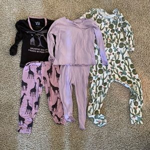 3 pajama sets. 18-24 months.